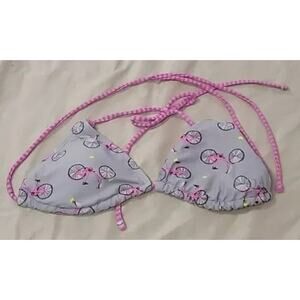 Bicycle Grey & Pink Bikini Top Women's